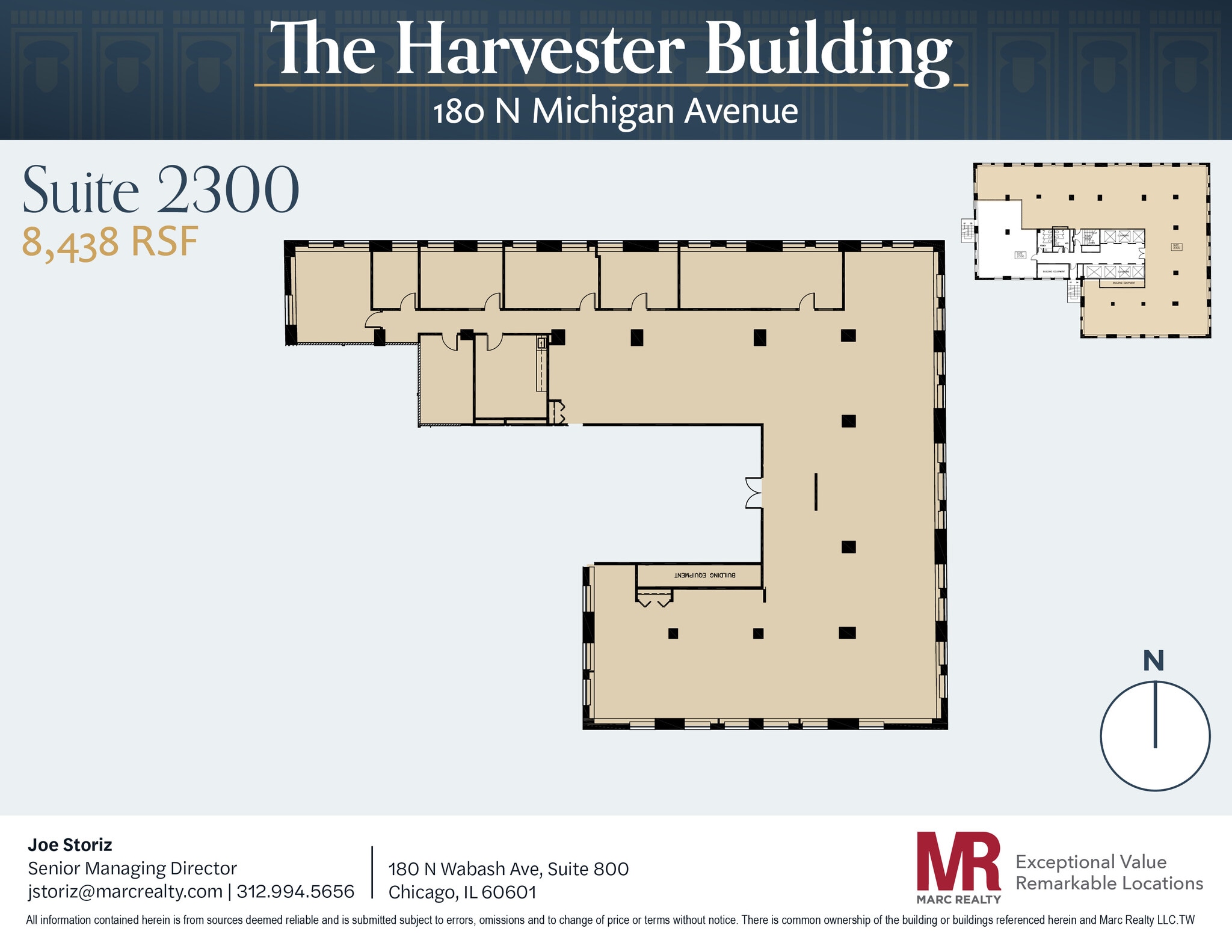 180 N Michigan Ave, Chicago, IL à louer Plan d’étage- Image 1 de 12