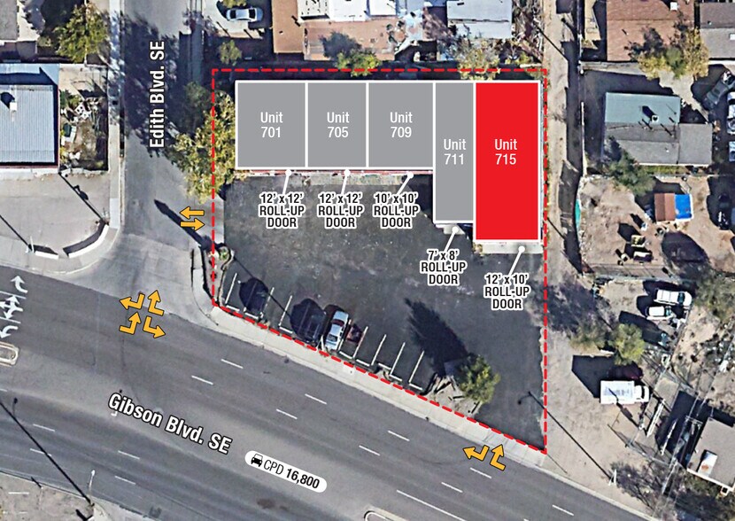 701-715 Gibson Blvd SE, Albuquerque, NM à louer - Photo du bâtiment - Image 2 de 9