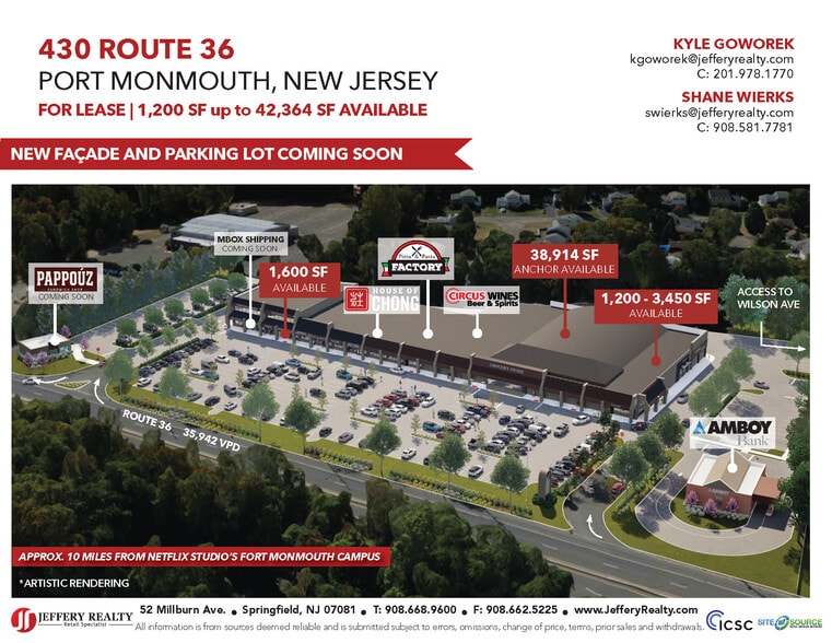 430 State Hwy Rte 36, Middletown, NJ for lease - Building Photo - Image 1 of 11