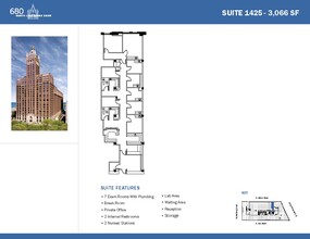 680 N Lake Shore Dr, Chicago, IL à louer Plan d  tage- Image 1 de 1