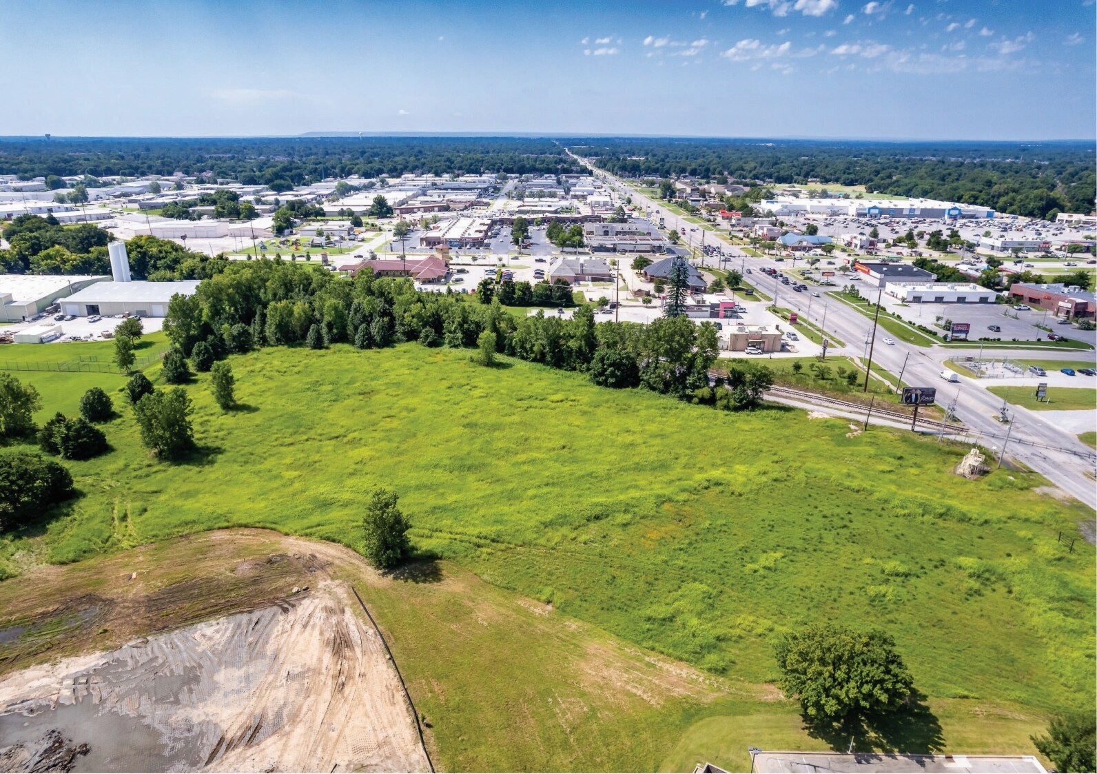 68th & Aspen Ave, Broken Arrow, OK for sale Aerial- Image 1 of 6