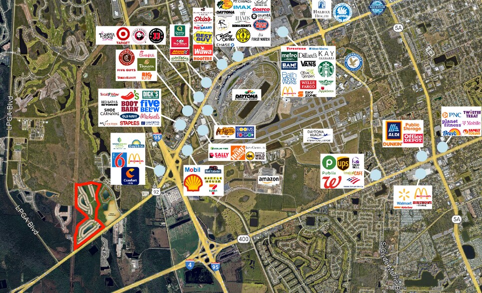 3170 International Speedway Boulevard, Daytona Beach, FL à vendre - Aérien - Image 2 de 2