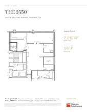 3550 N Central Ave, Phoenix, AZ à louer Plan d’étage- Image 1 de 1