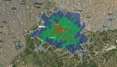 Wells Road, Elgin, TX - Aérien  Vue de la carte