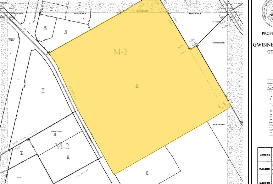 3312 N Berkeley Lake Rd NW, Duluth, GA à louer - Plan cadastral - Image 2 de 8
