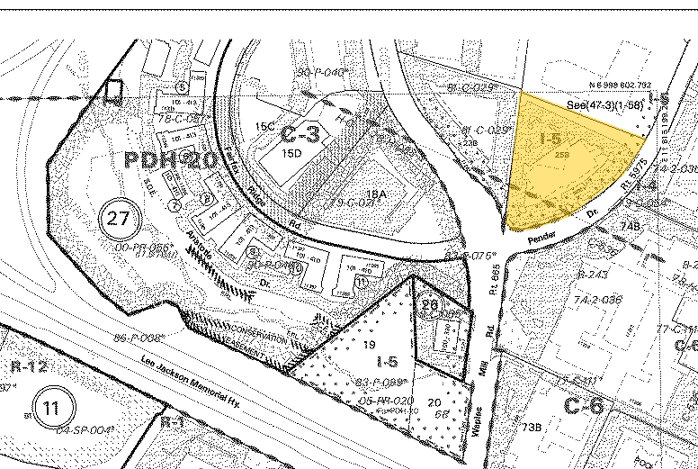 3930 Pender Dr, Fairfax, VA for lease - Plat Map - Image 2 of 9