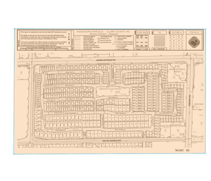 1110 Jesse Harbor Ave, Henderson, NV à vendre - Plan cadastral - Image 1 de 1
