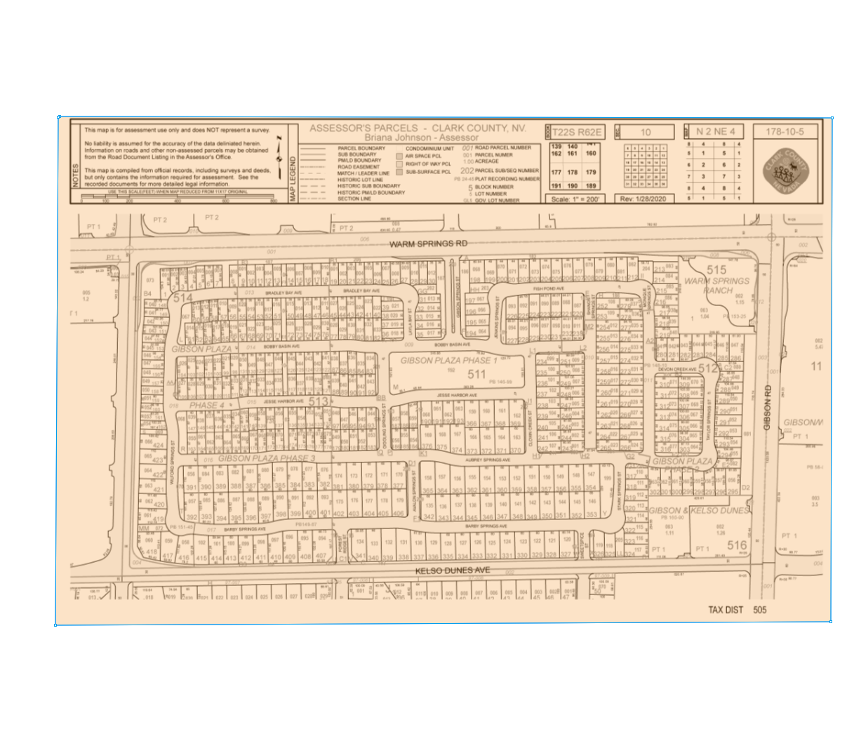 1110 Jesse Harbor Ave, Henderson, NV à vendre Plan cadastral- Image 1 de 2