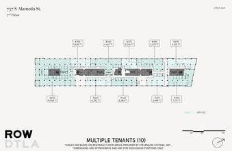 777 S Alameda St, Los Angeles, CA for lease Floor Plan- Image 1 of 2