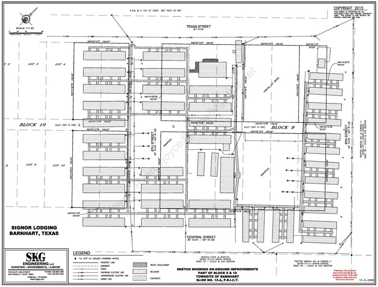 828 Texas, Barnhart, TX à vendre - Plan de site - Image 2 de 3