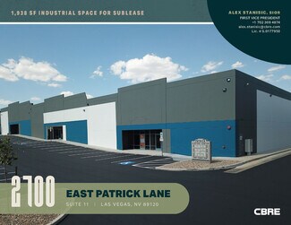 More details for 2700 E Patrick Ln, Las Vegas, NV - Industrial for Lease