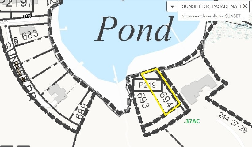 Sunset Dr, Pasadena, MD for sale - Plat Map - Image 2 of 2