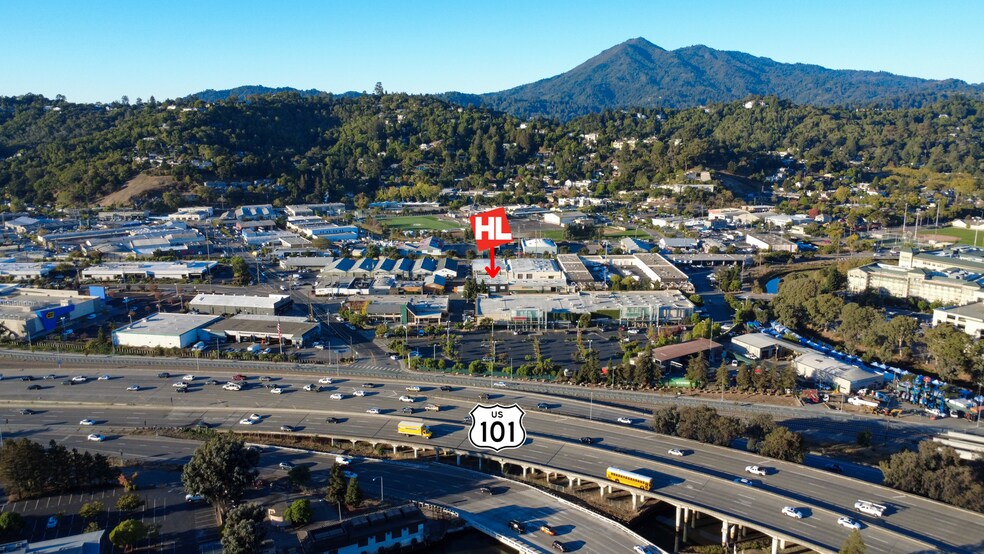 735 Lincoln Ave, San Rafael, CA à vendre - Aérien - Image 2 de 7