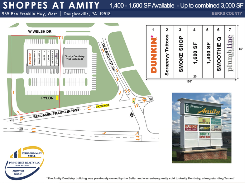 955 Benjamin Franklin Hwy, Douglassville, PA for sale - Site Plan - Image 3 of 8