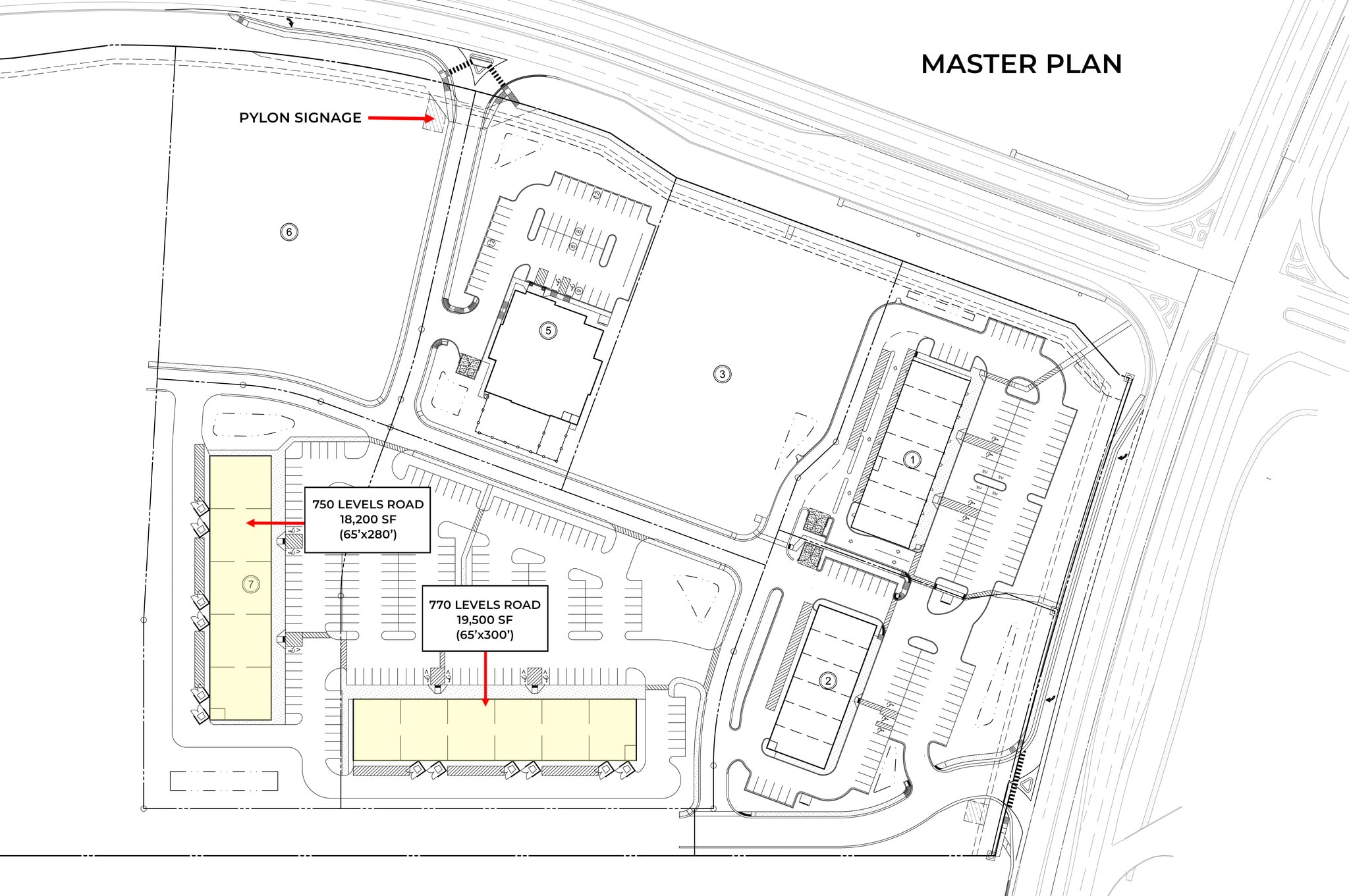 750 & 770 Levels Road, Middletown, DE for lease Site Plan- Image 1 of 1