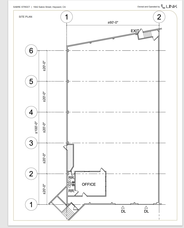 1942-1958 Sabre St, Hayward, CA for lease Floor Plan- Image 1 of 1