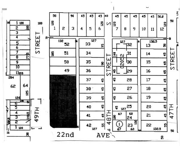 1952 49th St S, Saint Petersburg, FL à louer - Plan cadastral - Image 3 de 3