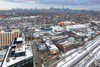 128 Sterling Rd, Toronto, ON - AERIAL  map view