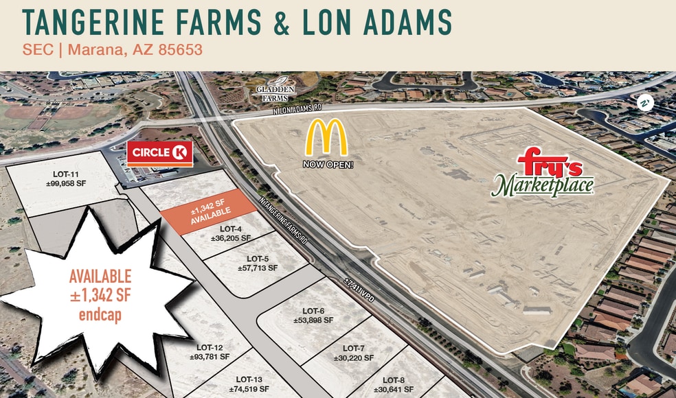 SE Tangerine & Lon Adams Rd, Marana, AZ for lease - Building Photo - Image 1 of 1