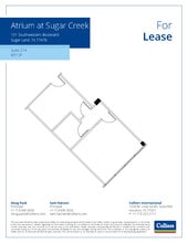 101 Southwestern Blvd, Sugar Land, TX for lease Floor Plan- Image 1 of 1