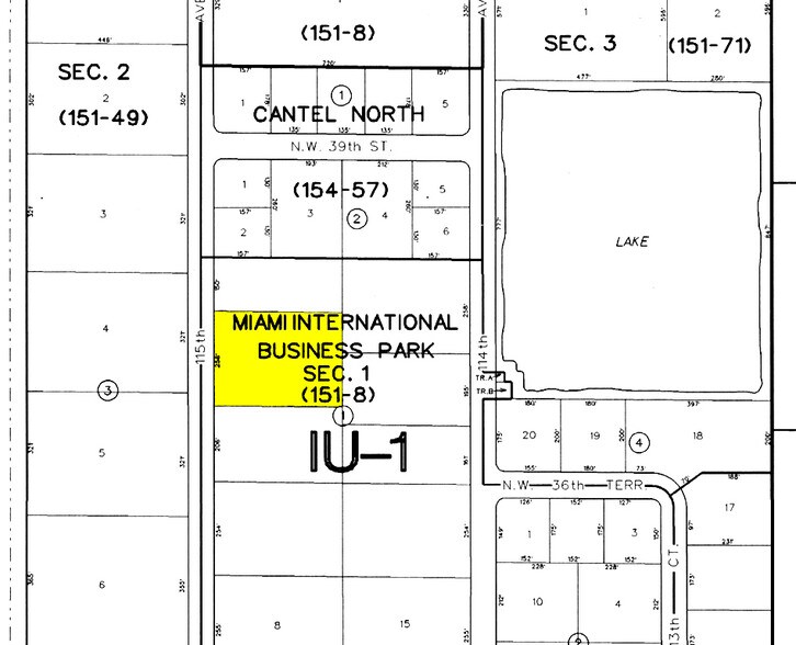 3705 NW 115th Ave, Doral, FL à louer - Plan cadastral - Image 3 de 3