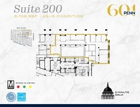 601 Pennsylvania Ave NW, Washington, DC à louer Plan d’étage- Image 1 de 1