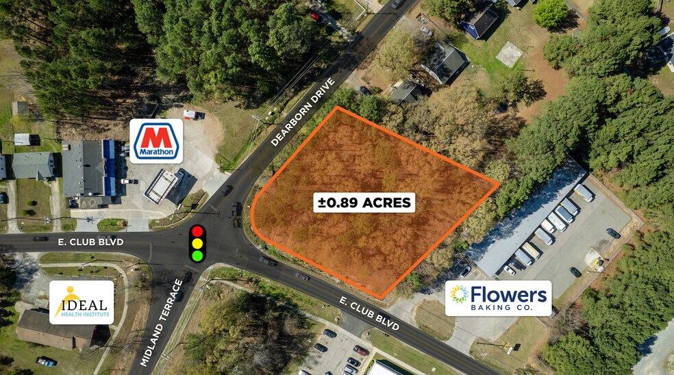 2404 Dearborn Dr, Durham, NC à vendre - Aérien - Image 2 de 9
