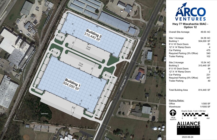 N Hwy 77, Waxahachie, TX for sale - Site Plan - Image 2 of 2