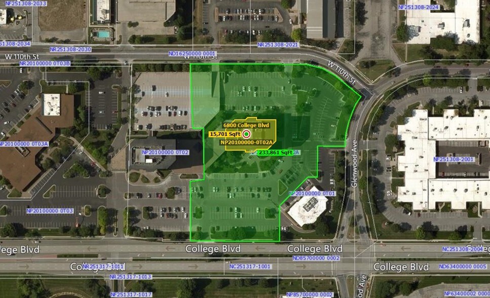 6800-6850 College Blvd, Overland Park, KS à louer - Plan cadastral - Image 3 de 20