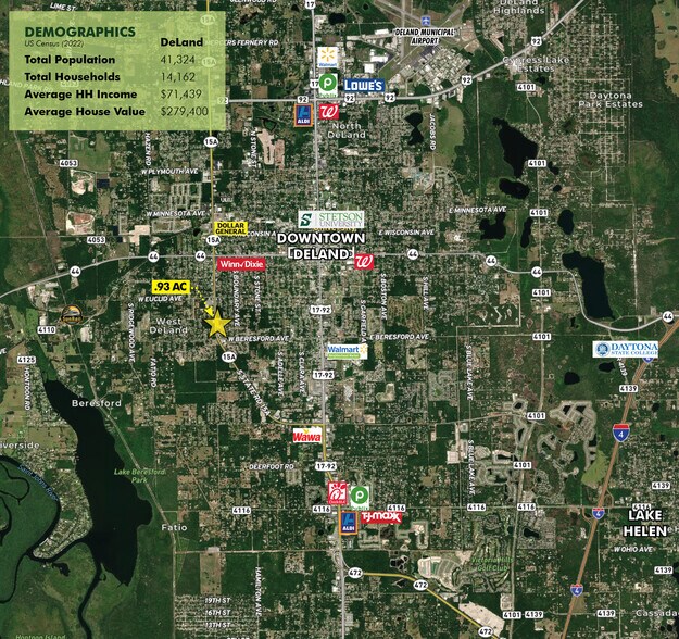 733 S Spring Garden Ave, Deland, FL à vendre - Photo du bâtiment - Image 2 de 3