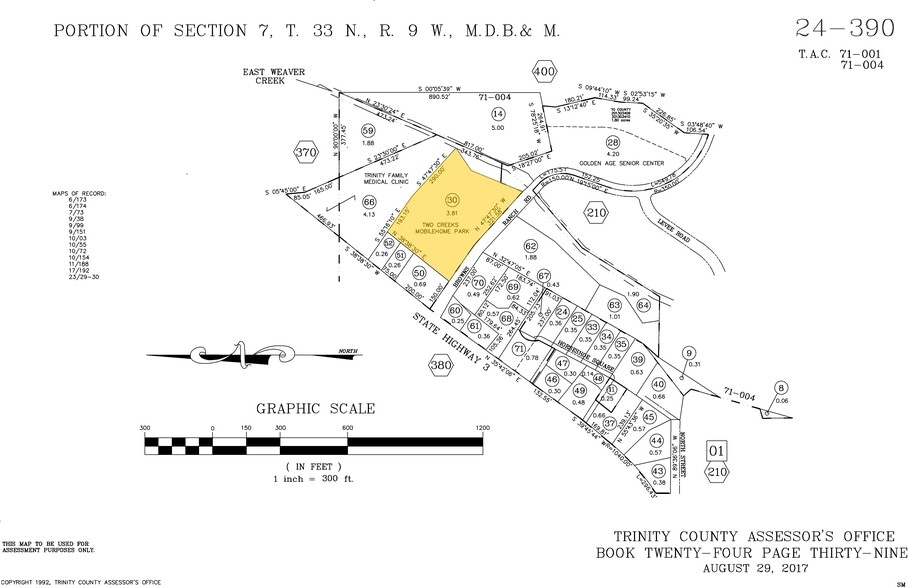 61 Browns Ranch Rd, Weaverville, CA à vendre - Plan cadastral - Image 1 de 1