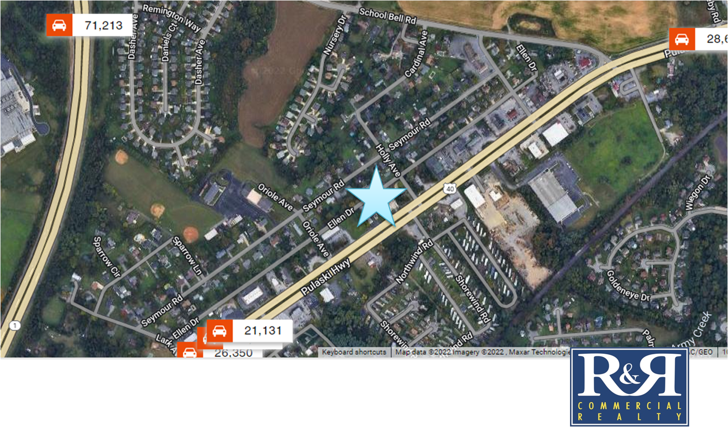 743 Pulaski Hwy, Bear, DE à vendre Aérien- Image 1 de 6