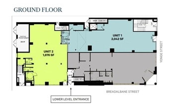 530 Yonge St, Toronto, ON for lease Floor Plan- Image 1 of 1