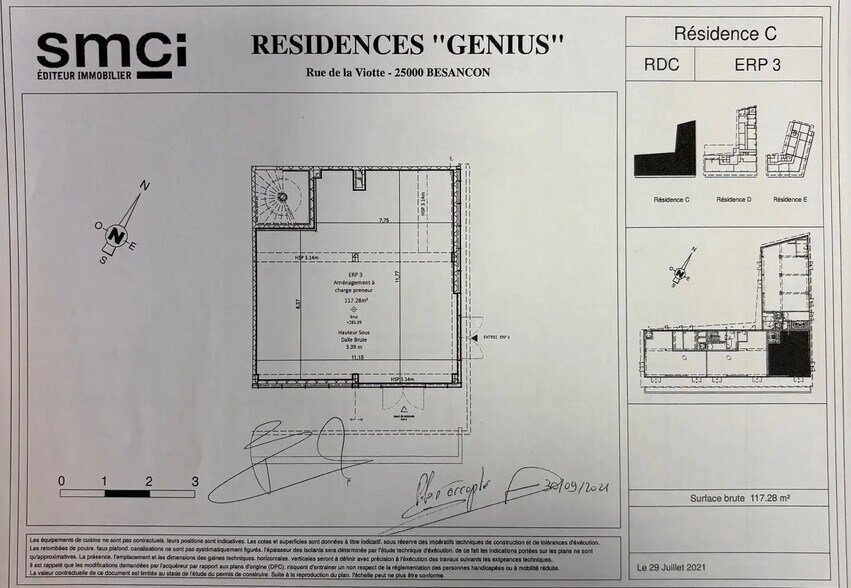 Office in Besançon for sale - Floor Plan - Image 3 of 3