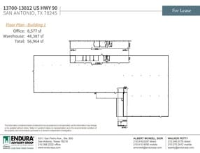 13700-13812 US Highway 90 W, San Antonio, TX for lease Floor Plan- Image 1 of 3