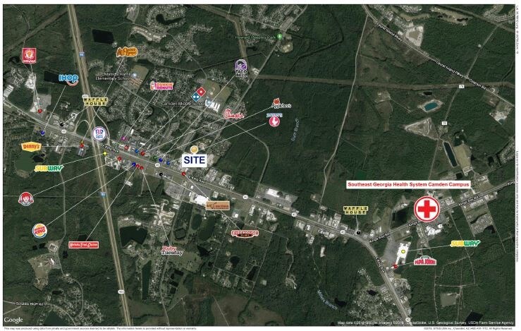 130 N Gross Rd, Kingsland, GA à vendre - Aérien - Image 2 de 8