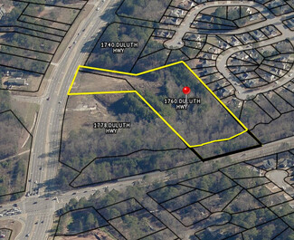 Plus de détails pour 1760-1768 Duluth Hwy NW, Lawrenceville, GA - Terrain à vendre