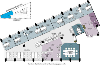 1730 Rhode Island Ave NW, Washington, DC à louer Plan d’étage- Image 2 de 2