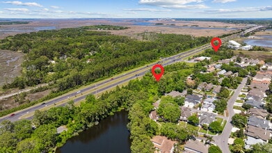 E SR 200 - 8.8 Acres, Fernandina Beach, FL - AERIAL  map view - Image1