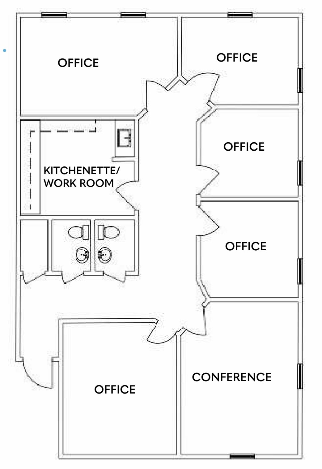 185 Wind Chime Ct, Raleigh, NC for lease Floor Plan- Image 1 of 4