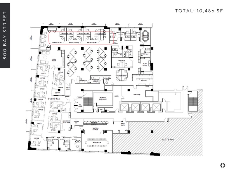 800 Bay St, Toronto, ON for lease - Floor Plan - Image 2 of 12