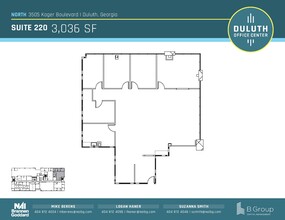 3505 Koger Blvd, Duluth, GA for lease Floor Plan- Image 1 of 1