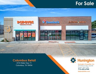 Plus de détails pour 2210 Highway 71, Columbus, TX - Vente au détail à vendre