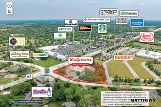 1301 E Algonquin Rd, Algonquin, IL - Aérien  Vue de la carte