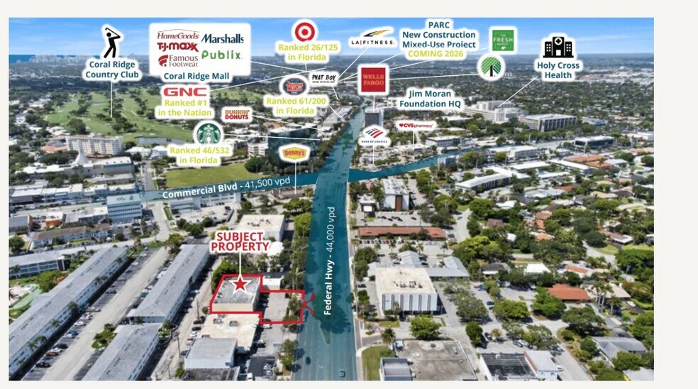 5130 N Federal Hwy, Fort Lauderdale, FL à louer - Photo du bâtiment - Image 2 de 16