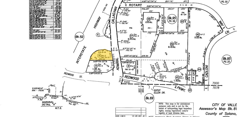 711 Admiral Callaghan Ln, Vallejo, CA à vendre - Plan cadastral - Image 3 de 3