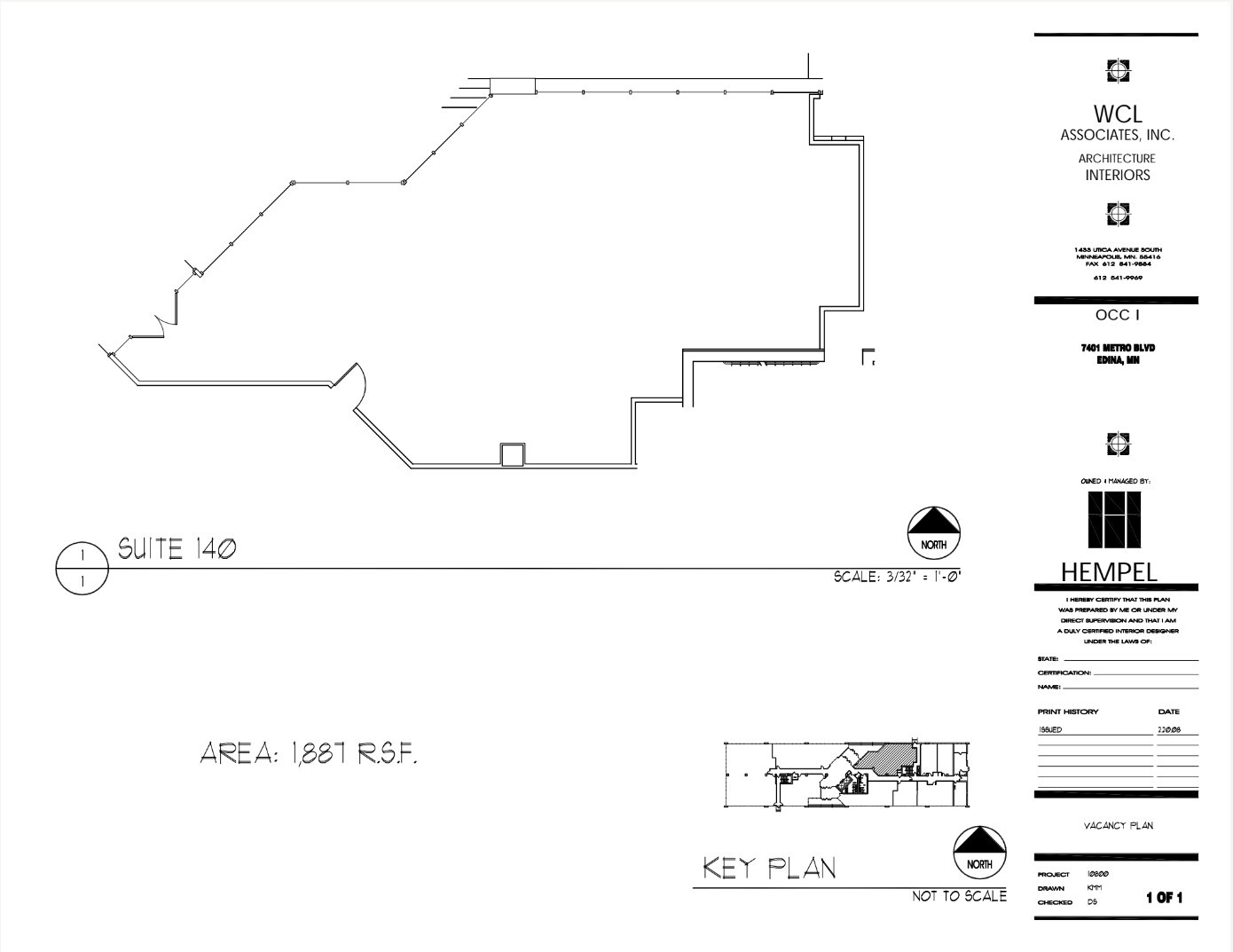 7401 Metro Blvd, Edina, MN à louer Plan d  tage- Image 1 de 1