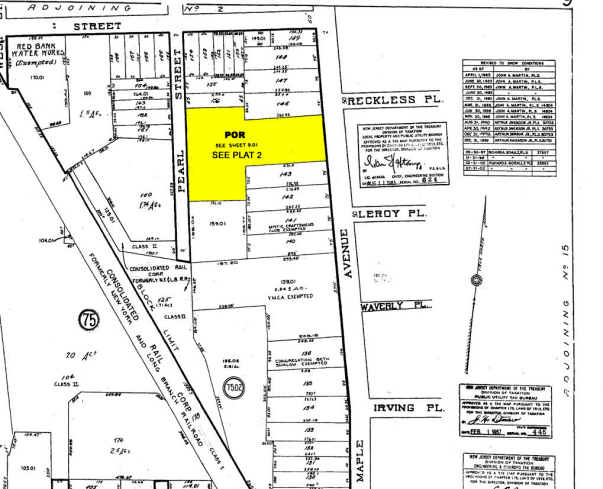 130 Maple Ave, Red Bank, NJ for lease - Plat Map - Image 2 of 38