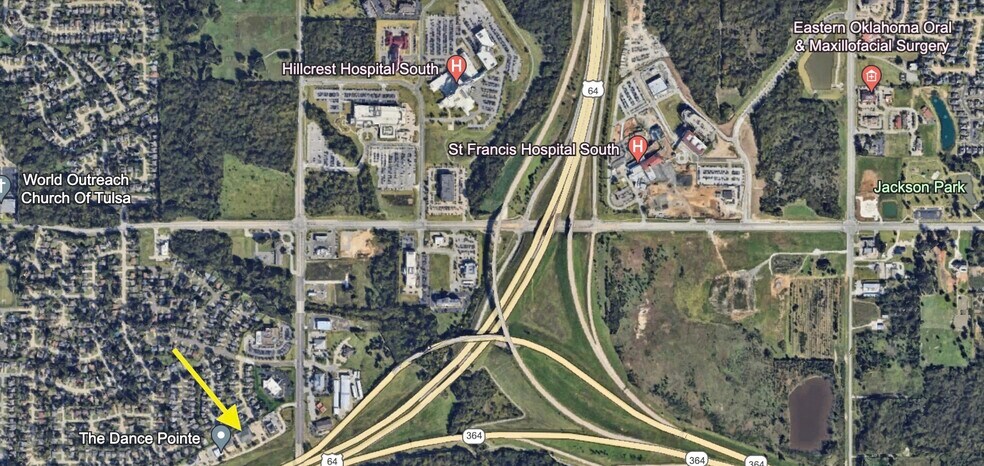 9423 E 95th Ct, Tulsa, OK à louer - Aérien - Image 3 de 4