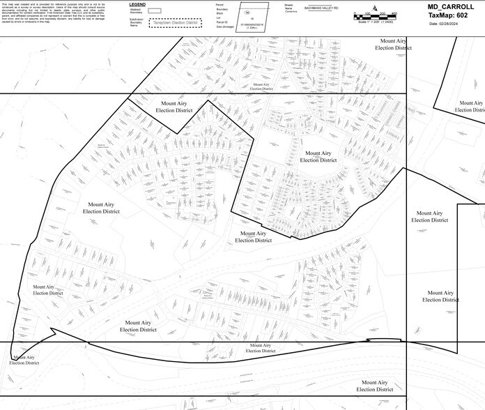 1517 Ridgeside Dr, Mount Airy, MD à louer - Plan cadastral - Image 3 de 3